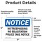 Signmission No Trespassing No Soliciting Police Take Notice OSHA Notice Sign, Vinyl Decal, 7in W x 5in L, 2PK OS-2PACK-NS-D-57-L-14941 - alternate 3
